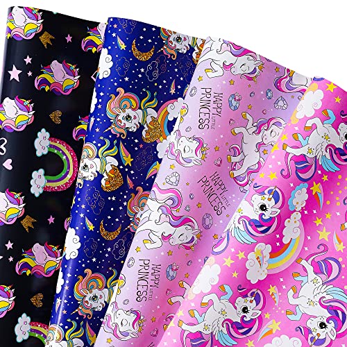 Unicorn wrapping paper(12 sheets)