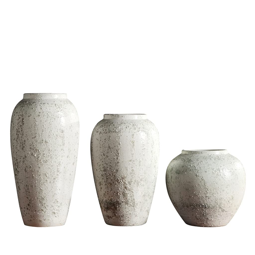 Elegant White Ceramic Flower Vase - Nordic Style Home Decor for Desktop Floral Arrangements | Perfect for Living Room, Bedroom, Office & Wedding Centerpieces