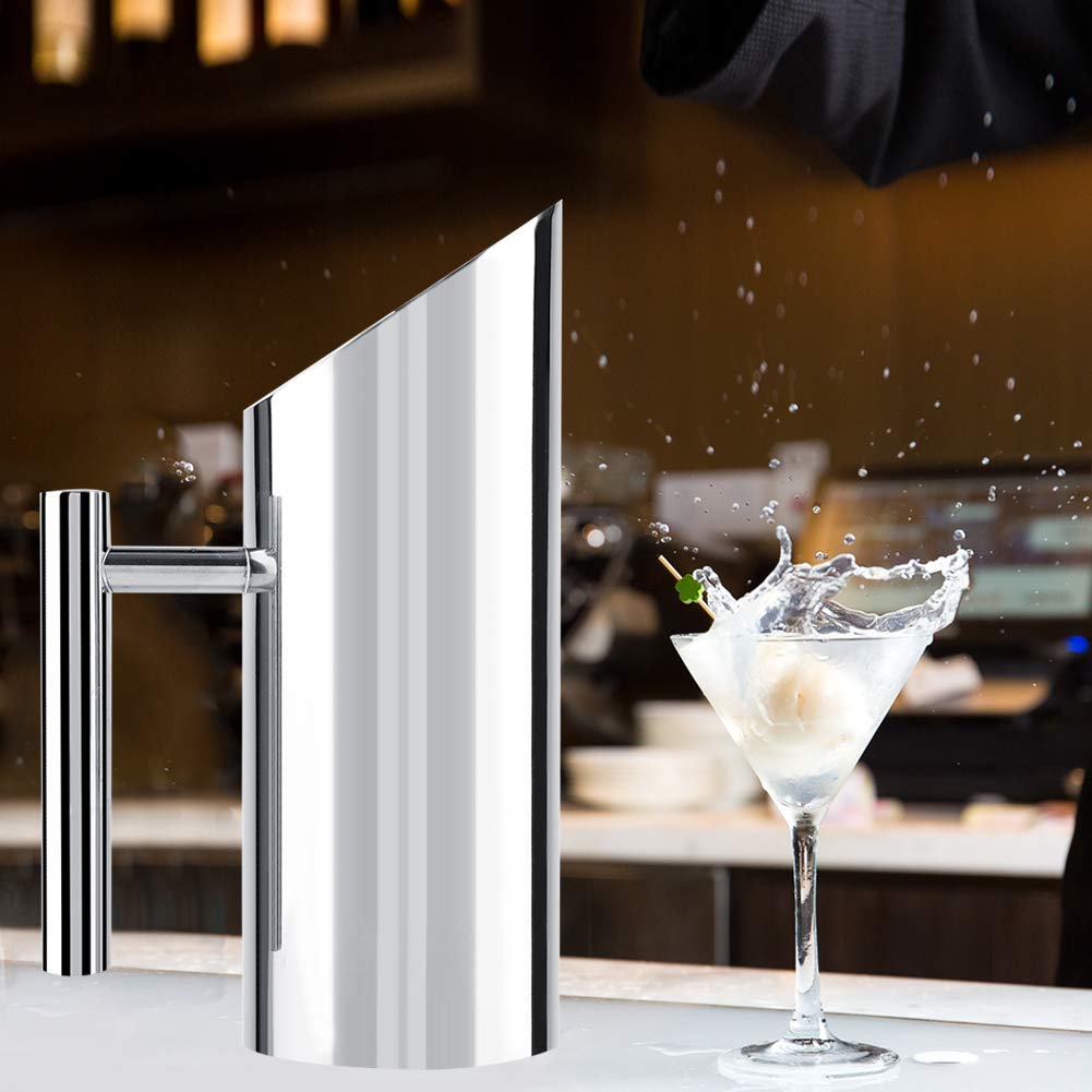 Stainless Steel Water Pitcher with Ice Guard - 1L Multifunctional Portable Cold Drinking Pitcher for Home, Hotel & Outdoor Use - Perfect for Iced Tea, Lemonade & Party Serving