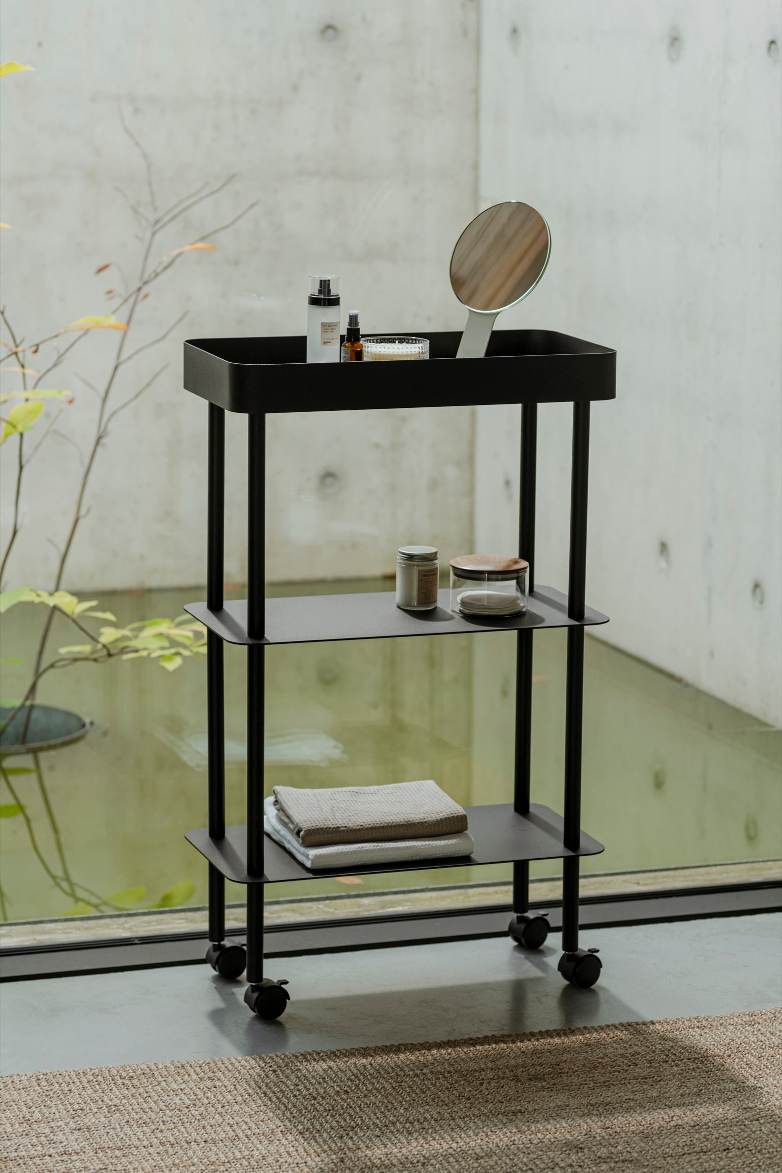 Modern 3-Tier Console Table - Nolle Entryway Sofa Table with Storage Shelf | Perfect for Hallway, Living Room & Small Spaces