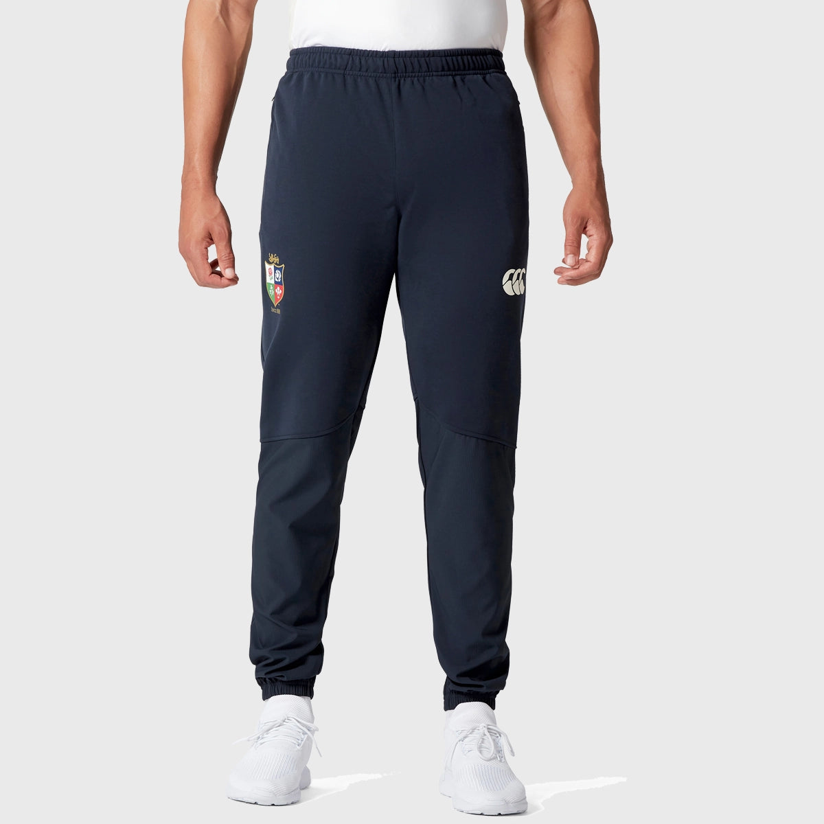 Canterbury British & Irish Lions Men's Training Pants - Navy Blue Rugby Workout Trousers for Gym & Sports Performance