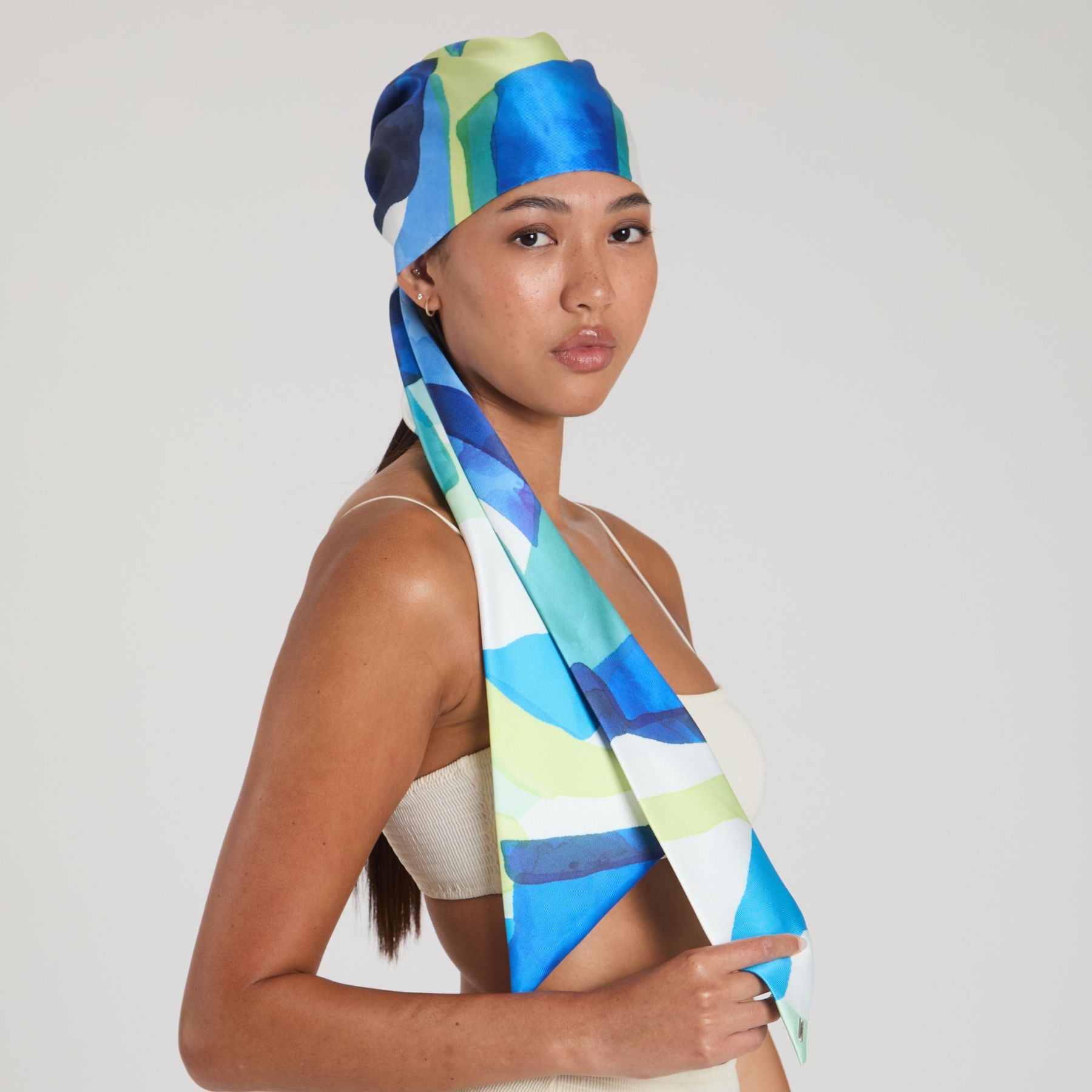 Gigi Satin Headscarf for Women - Soft & Elegant Silk-Like Hair Wrap - Perfect for Sleep, Travel, and Fashion Accessories