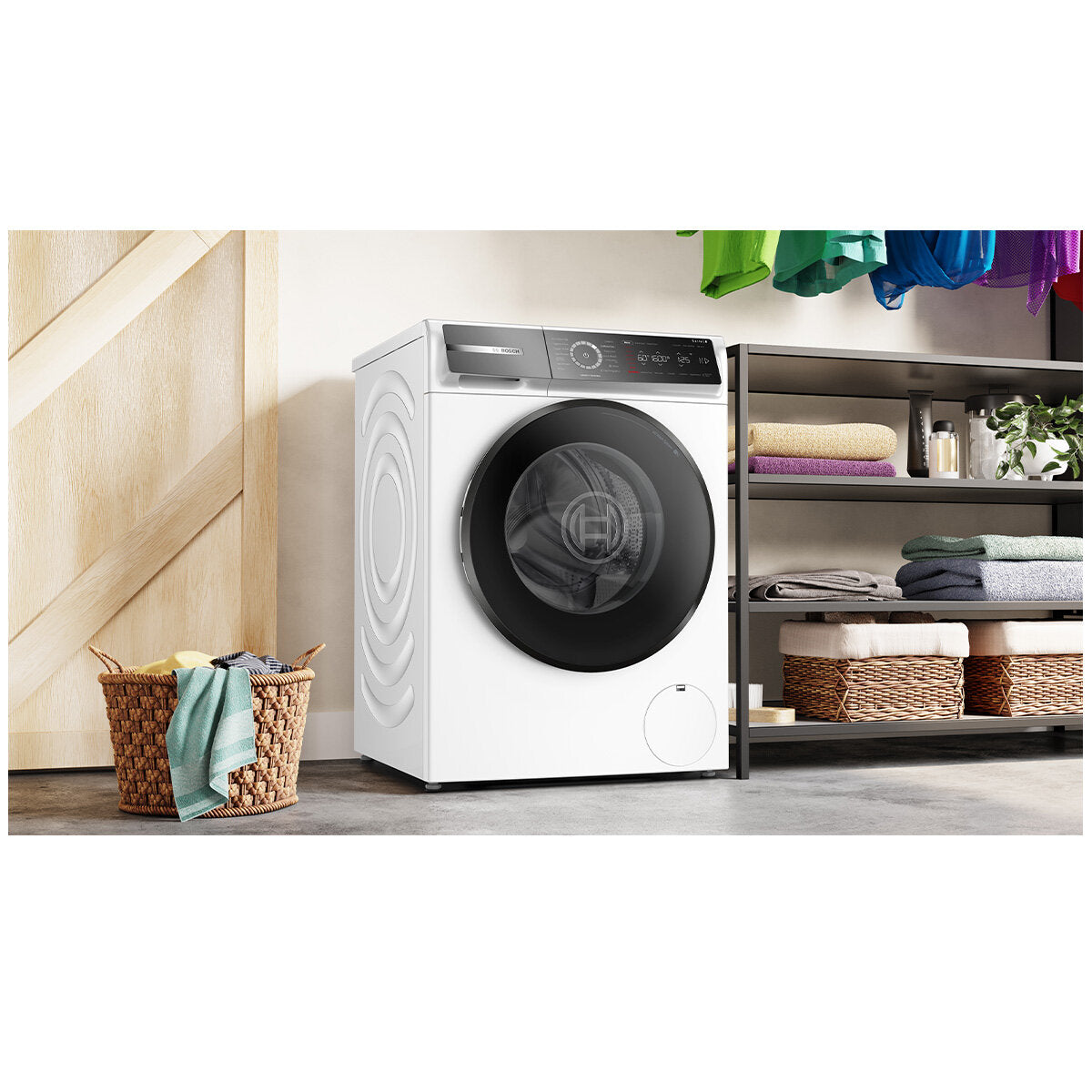 Bosch Series 8 10kg Front Load Washing Machine WGB25600AU - Energy Efficient, Quiet Operation for Large Families & Laundry Rooms | Perfect for Apartments, Homes & Shared Spaces