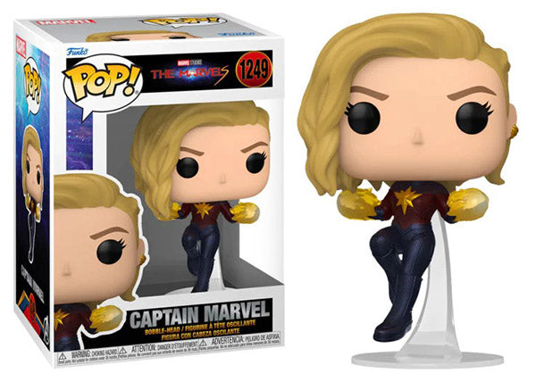 Captain Marvel (The Marvels) Action Figure - Collectible Marvel Superhero Toy for Kids & Adults - Perfect for Display, Gifts, and Marvel Movie Fans