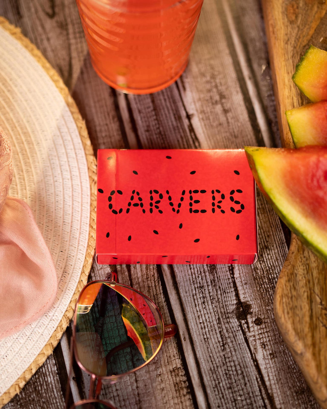 Premium Carvers Playing Cards V1 Watermelon - Durable Poker Cards for Magic Tricks, Cardistry & Game Nights - Perfect for Parties, Travel & Professional Performers