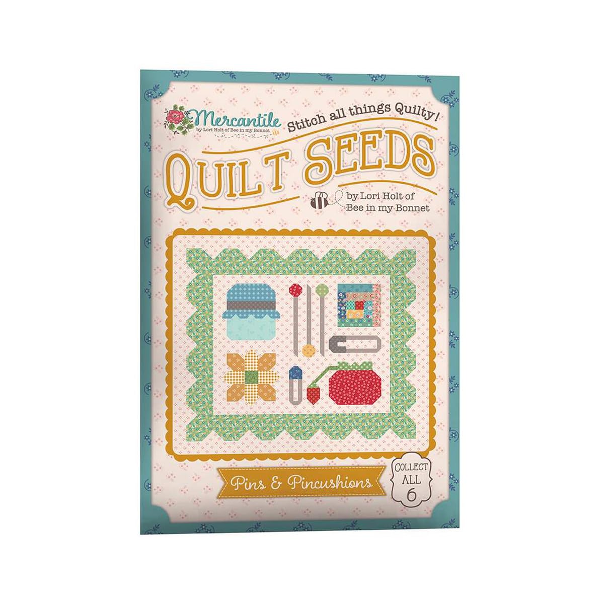 Lori Holt Bee in My Bonnet Mercantile 6 Quilt Seeds Bundle - Riley Blake Fabric Collection with Inspiring Quilt Patterns for DIY Patchwork & Home Decor | Perfect for Quilting Projects, Baby Blankets, and Farmhouse Style Decorations