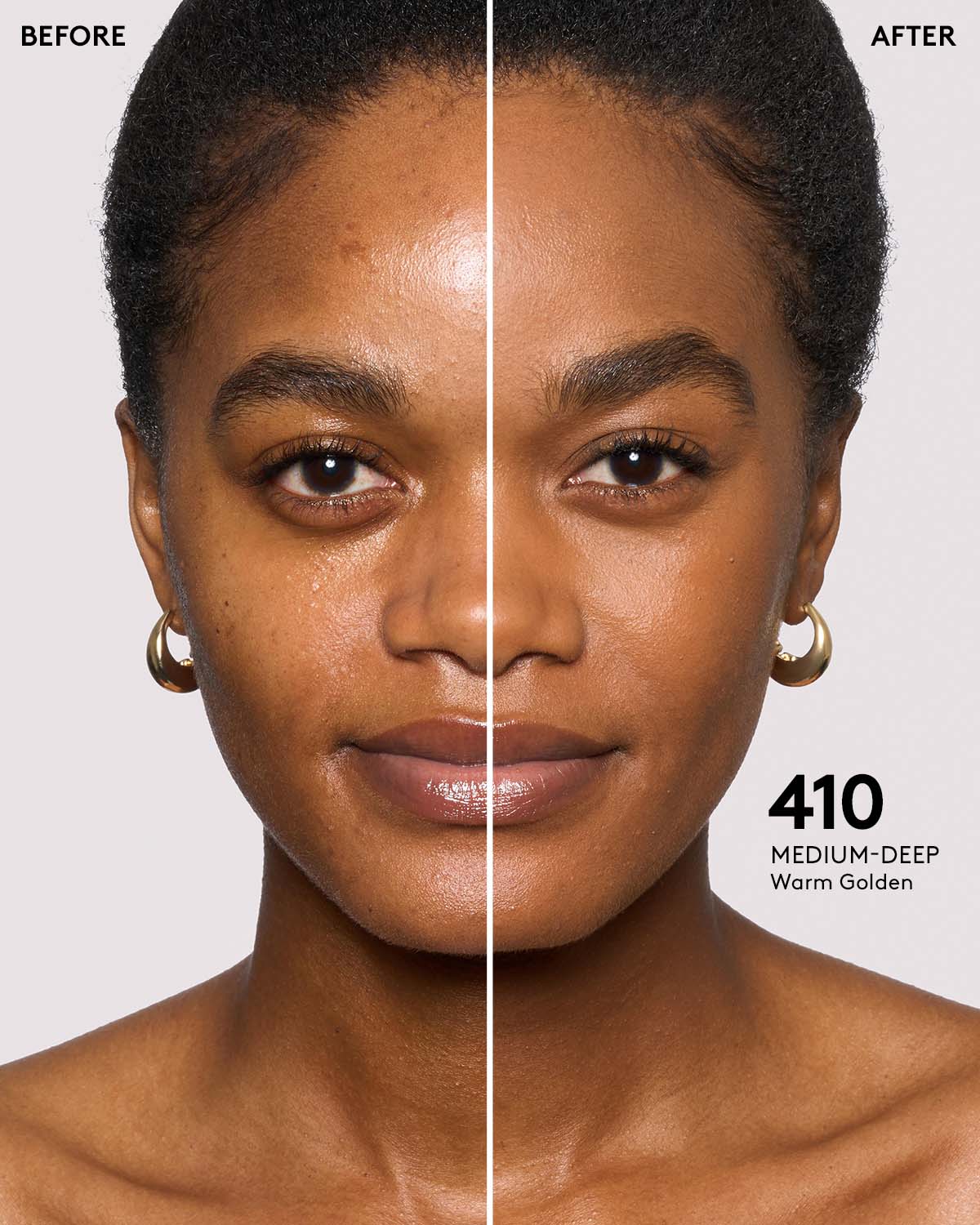 Soft'lit Naturally Luminous Longwear Foundation - Shade 410 | Lightweight Full Coverage Makeup for All-Day Wear | Perfect for Daily Use & Special Occasions