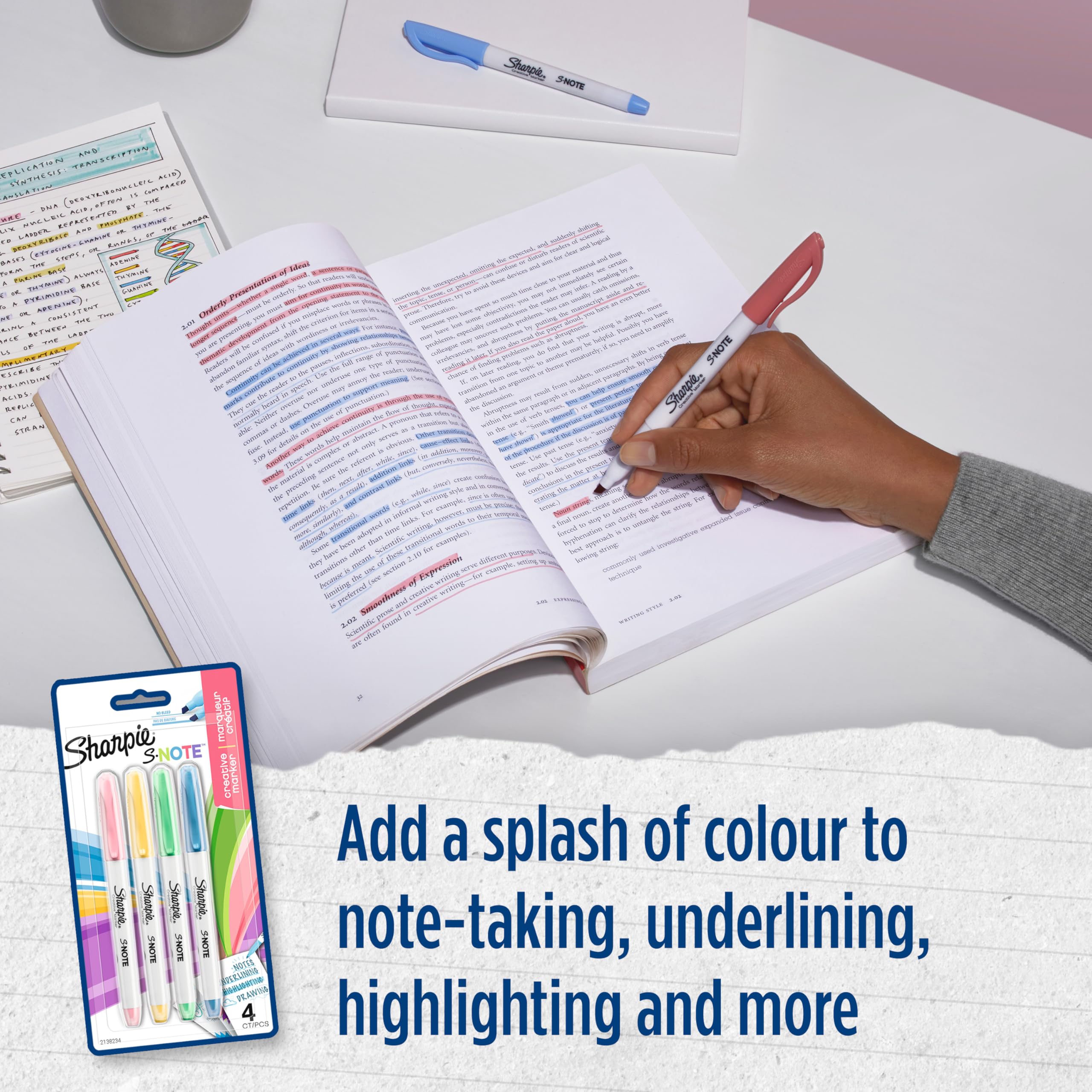 Sharpie & Paper Mate Pen Set - 26ct Ballpoint Pens, Highlighters & Pencils for School, Office
