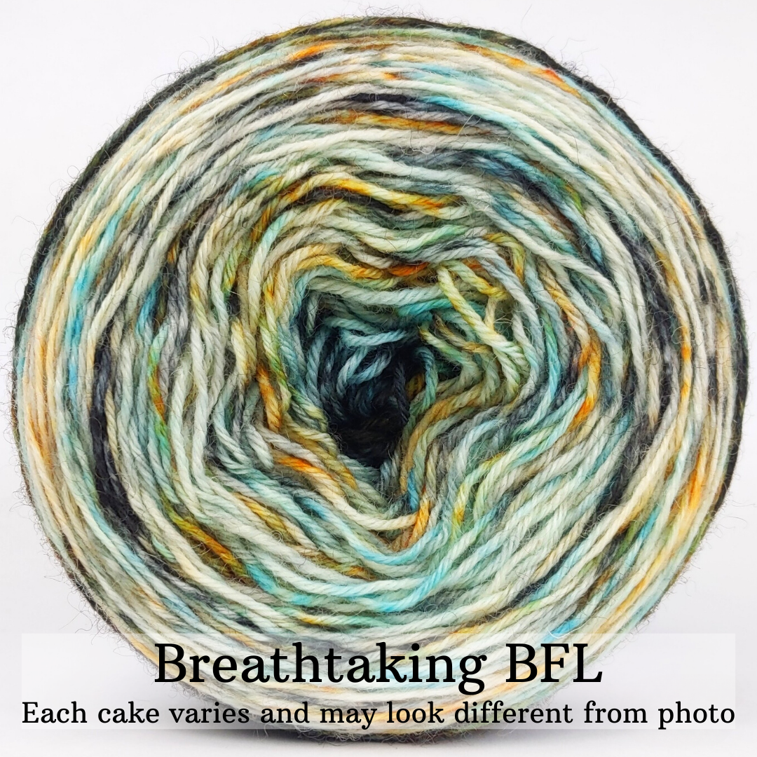 Knitcircus Yarns - Don't Be Koi Modernist Yarn - Premium Hand-Dyed Knitting & Crochet Yarn - Ready to Ship - Perfect for Scarves, Sweaters & Home Decor Projects
