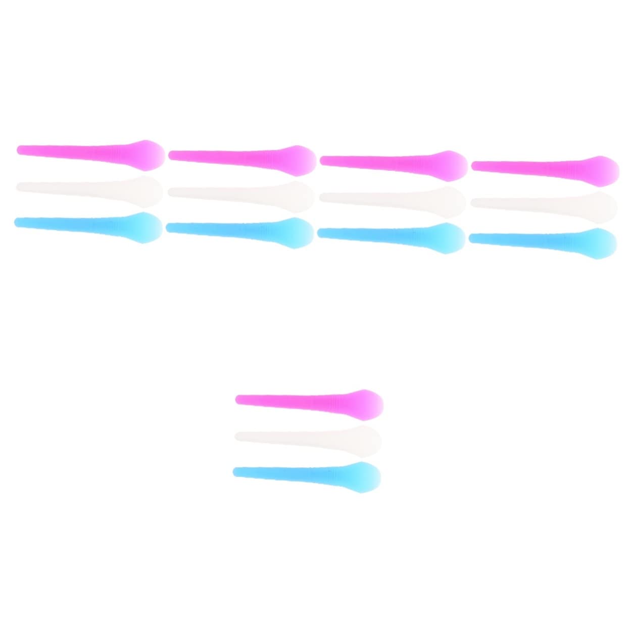 15-Piece Silicone Brush Set for Clay, Lipstick, Lip Gloss & Makeup Application - Multi-Purpose Cleaning & Mixing Tools for DIY Cosmetics, Art & Household Use