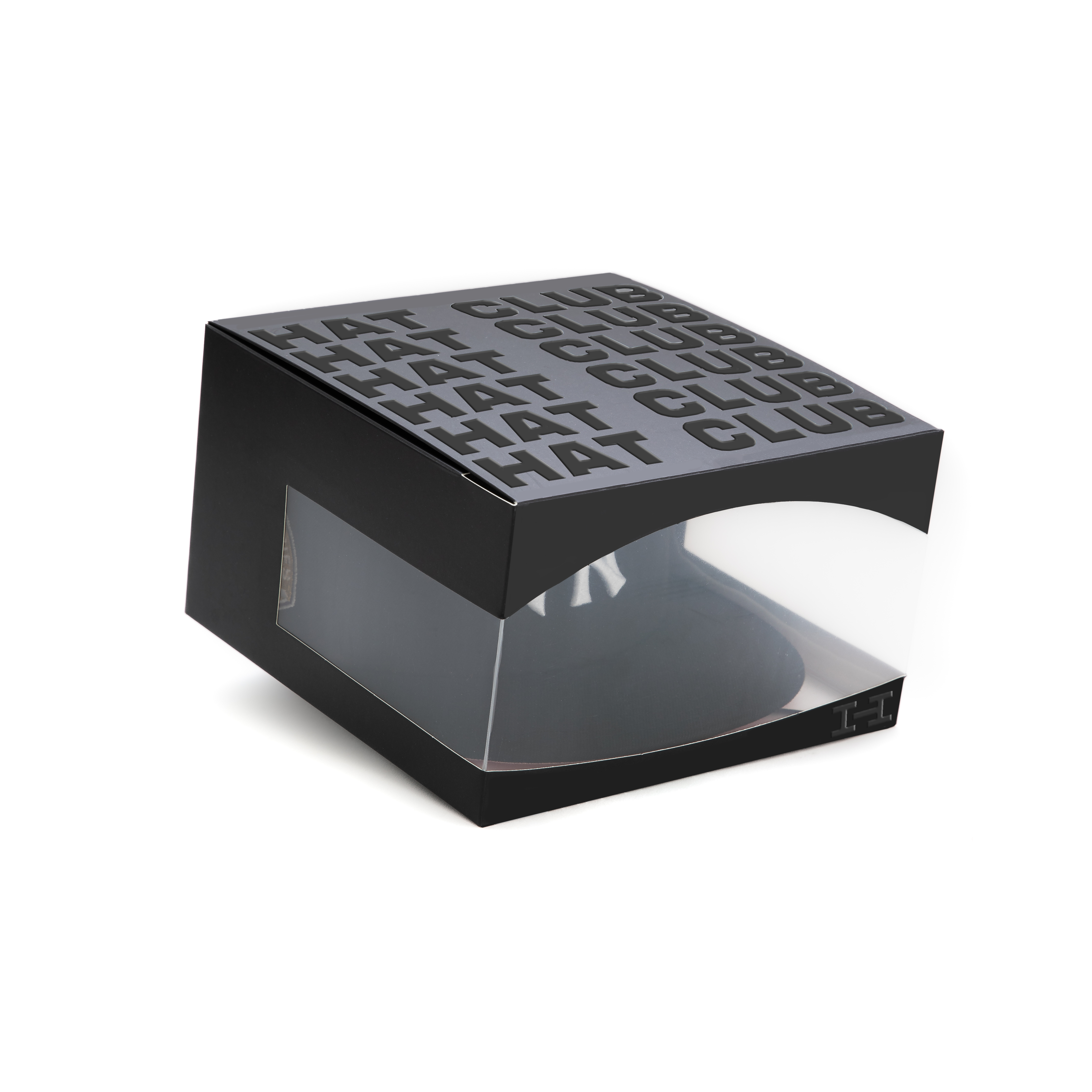 Premium Black Hat Club Display Box - Organize & Showcase Your Hat Collection - Perfect for Retail Stores, Trade Shows & Home Decor