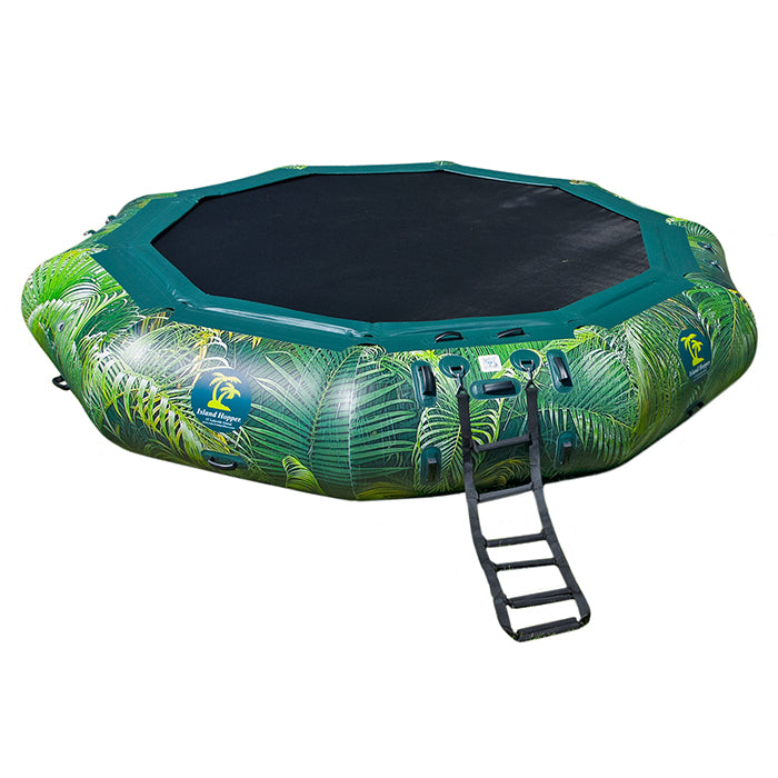 **Island Hopper 15ft Lakeside Series Water Bouncer - Inflatable Water Trampoline for Lakes, Pools & Backyard Fun - Perfect for Summer Parties & Family Gatherings**