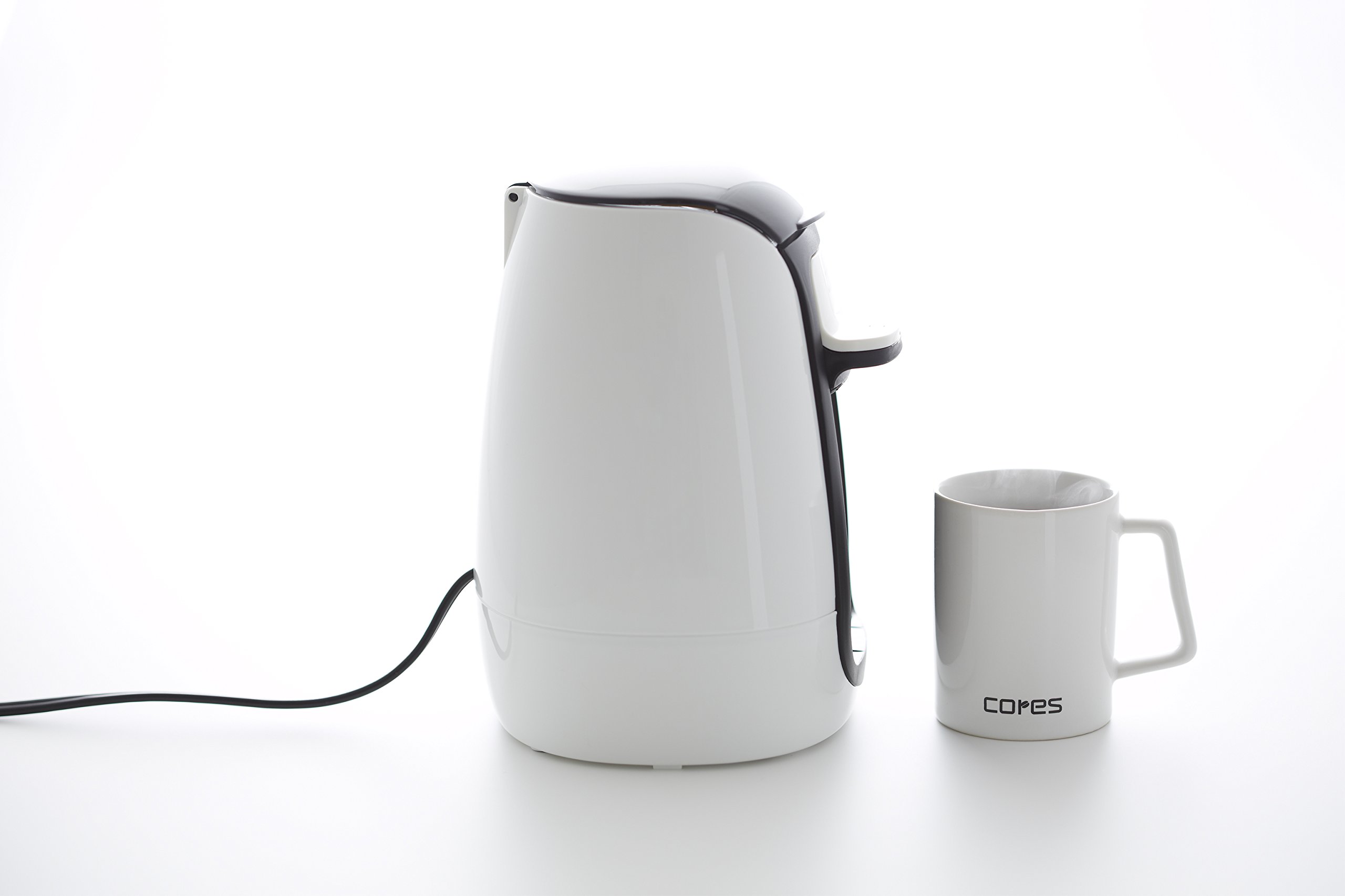 1CUP COFFEE MAKER with Travel Mug - Portable Single Serve Coffee Machine C311WH | Perfect for Home, Office & Camping | Genuine Japanese Product