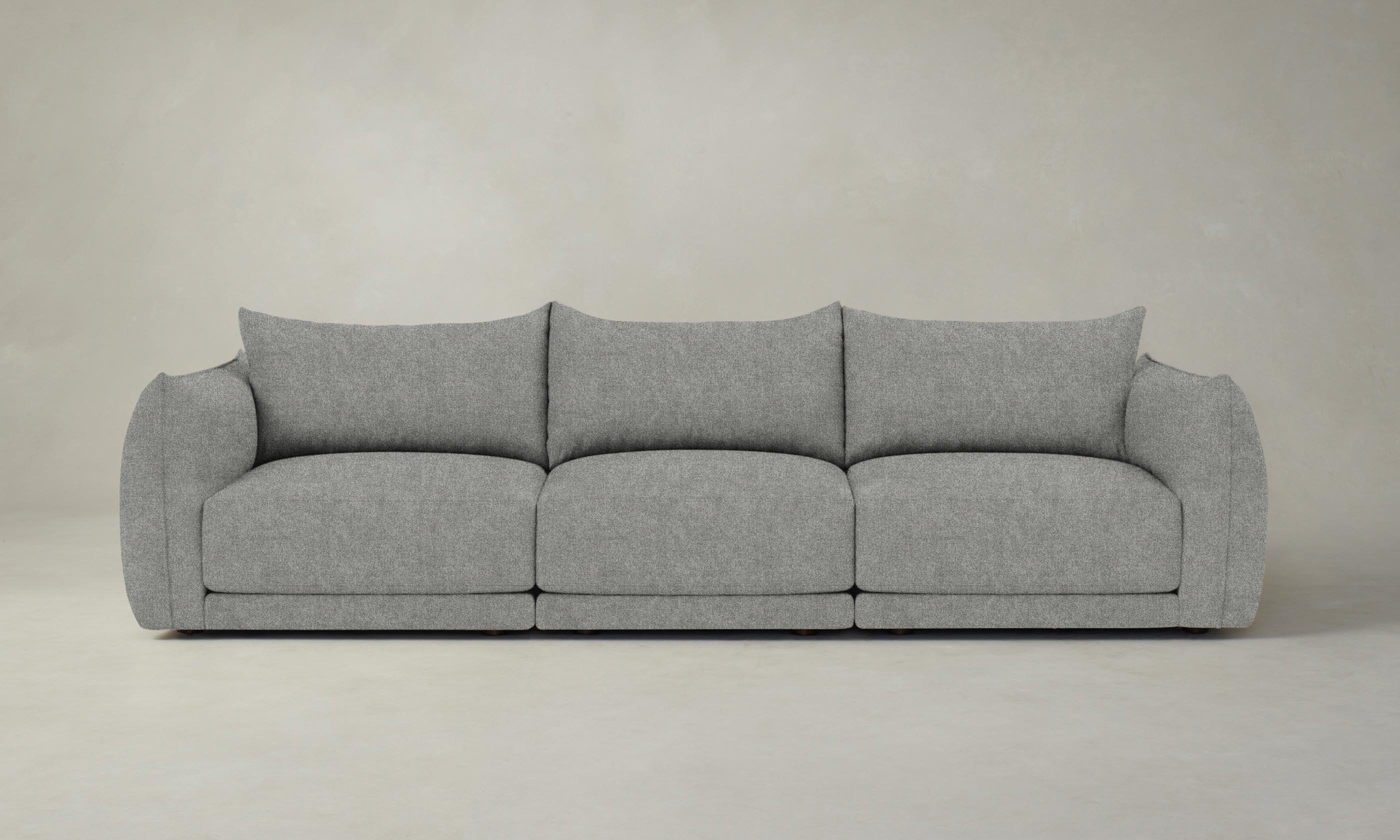 Premium Jones Modular Sofa in Merino Granite Fabric - Versatile Sectional Couch for Living Room, Lounge & Home Theater Seating