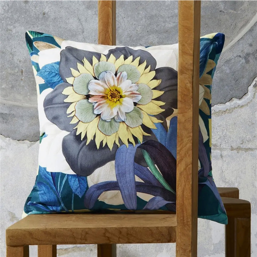 Christian Lacroix Fleurs d'Artifice Decorative Throw Pillow Cover | Luxury French Floral Design Cushion for Sofa, Bed & Home Decor