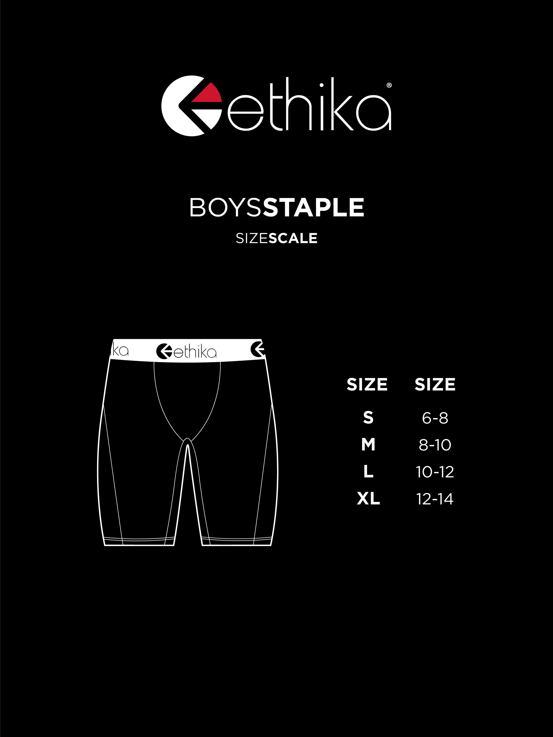 Ethika Boys Staple Boxer Briefs - Soft Cotton Underwear for Kids | Red Machine Red | Comfortable Daily Wear & Active Play Underwear