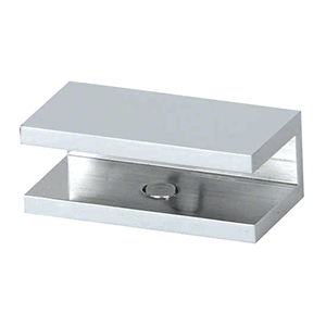 Perth Series Frameless Shower Screen Wall Bracket - No Drill Square Clamp for 10mm Glass in Polished Chrome | Perfect for Modern Bathroom Renovations & Spa-Like Shower Enclosures