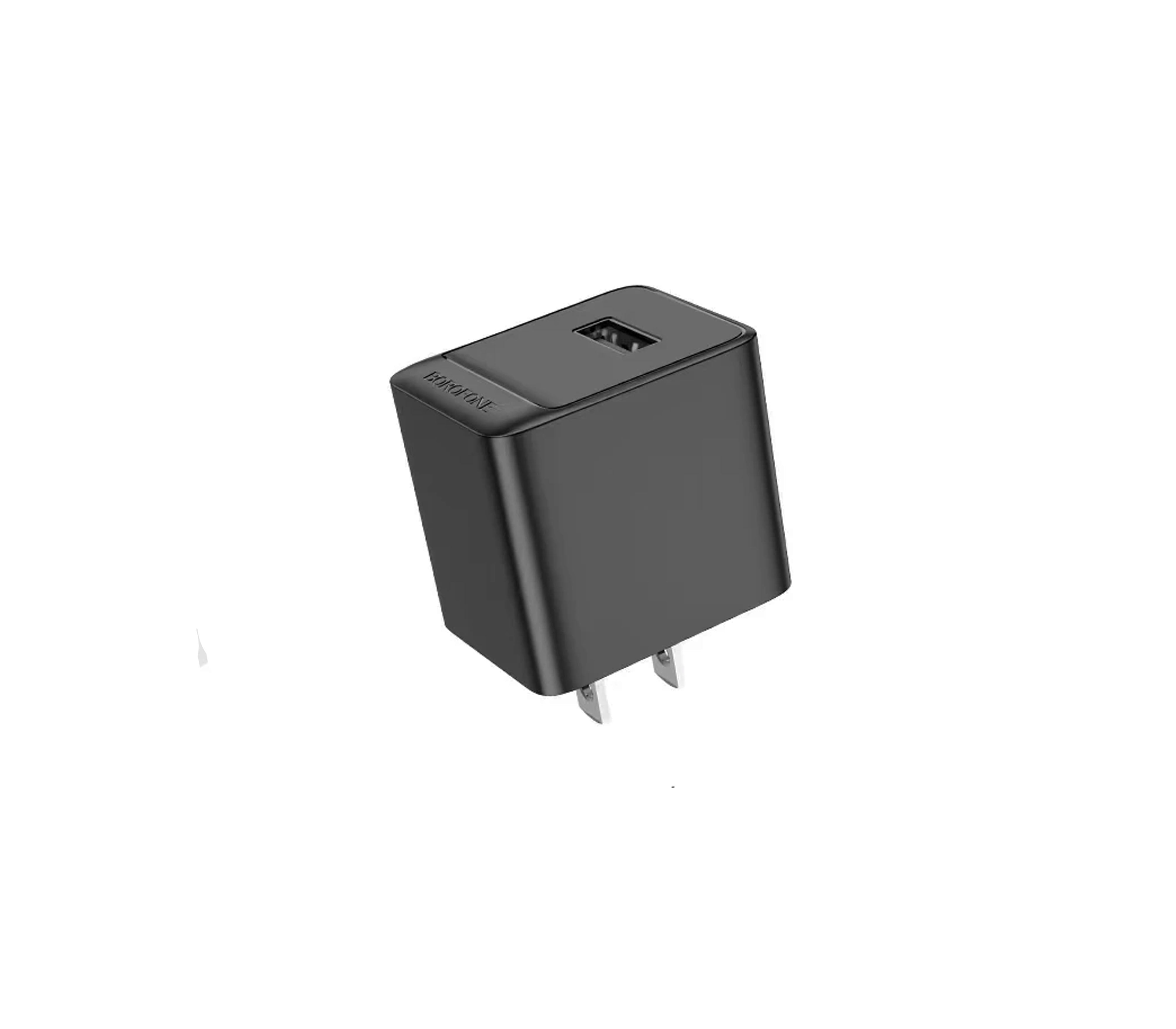 Borofone Universal USB Charger Adapter - Fast Charging for Smartphones, Tablets & More | Perfect for Home, Office & Travel