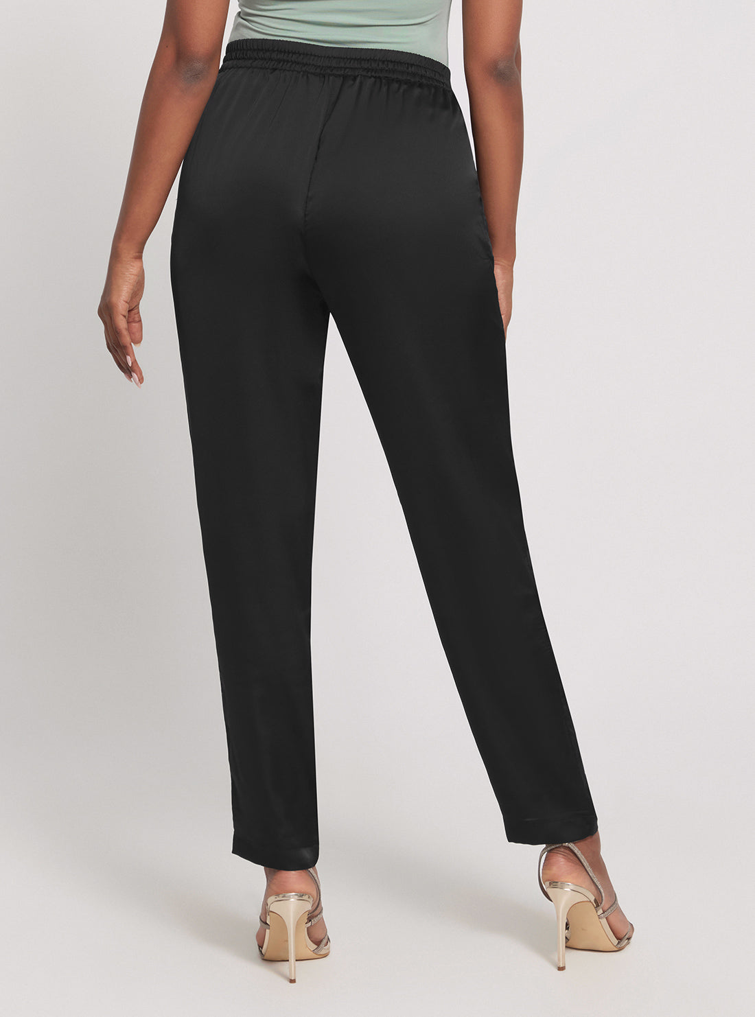Eco-Friendly Black Viola Jogger Pants for Women - Comfortable Lounge & Workout Pants - Perfect for Yoga, Running, and Casual Wear