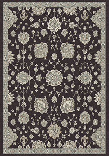 Premium Dynamic Rugs Farahan 95052 Handmade Oriental Runner Rug - 2.2' x 11' Black/Ivory - Perfect for Hallways, Entryways & Narrow Spaces - Soft & Durable for High-Traffic Areas