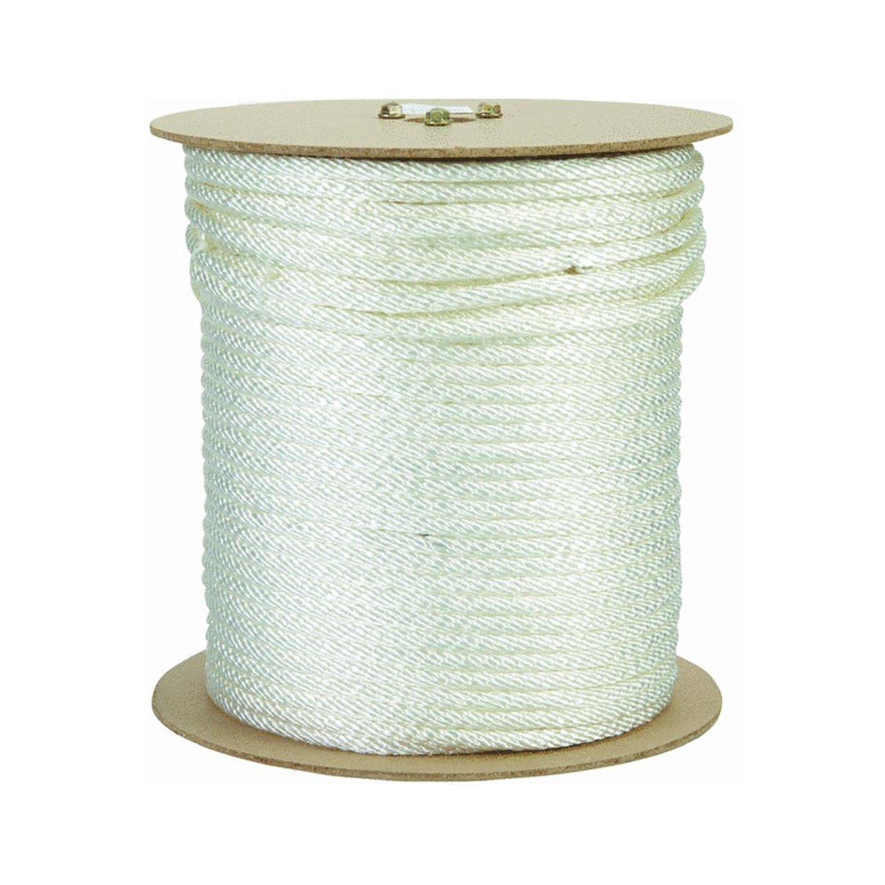 736608 Heavy Duty Nylon Braided Rope - 1/4 Inch Diameter, 100ft Length for Camping, Boating, and DIY Projects