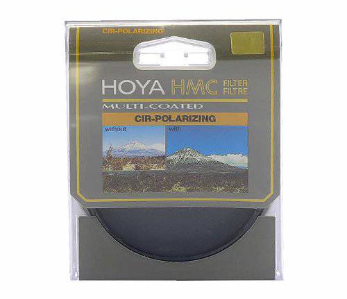 58mm Hoya Circular Polarizer Multi-Coated Glass Filter (HMC) for DSLR & Mirrorless Cameras - Reduce Glare & Enhance Colors in Landscape & Outdoor Photography