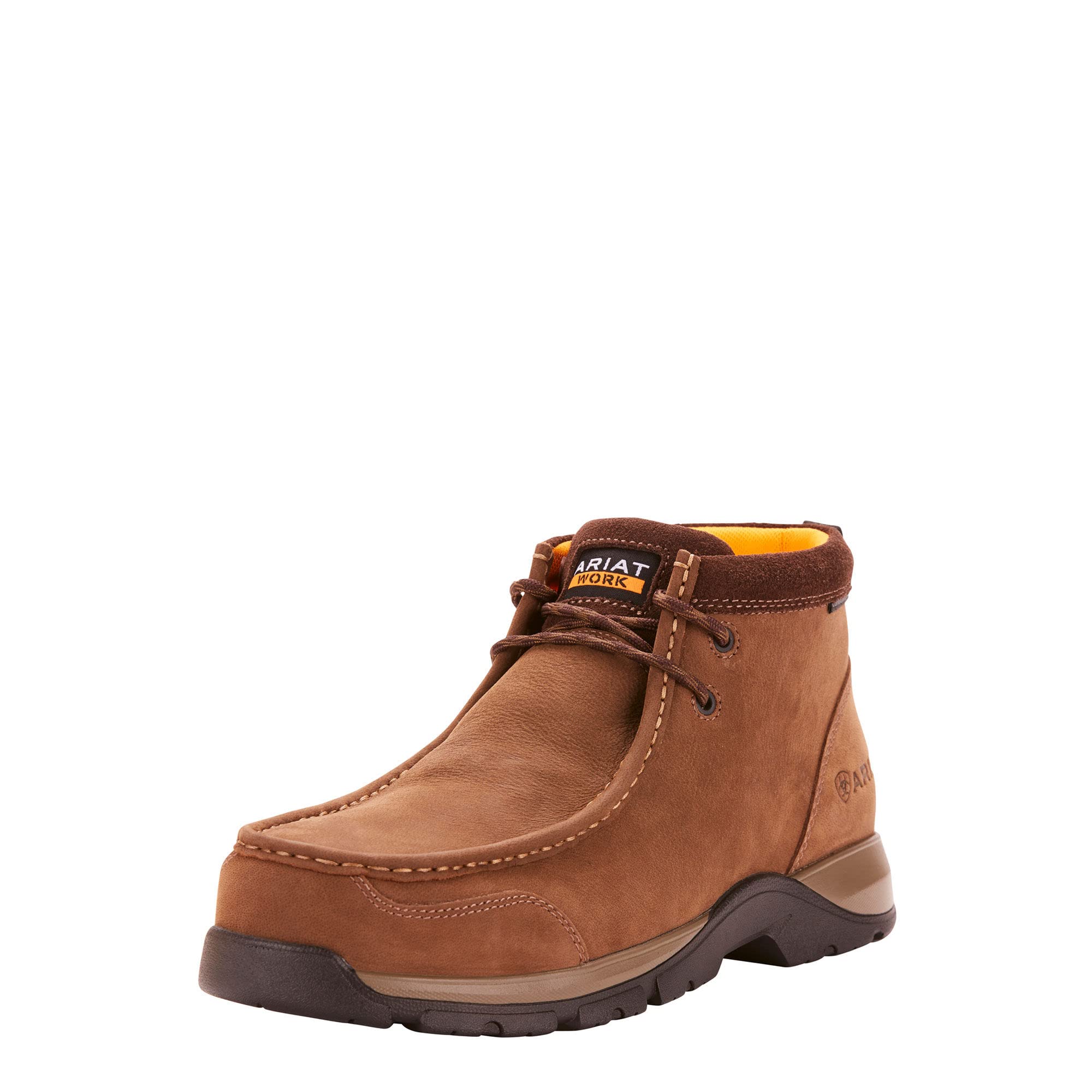 Ariat Men's Edge LTE Moc Composite Toe Work Boots - Safety Shoes for Construction, Warehouse & Outdoor Work | Slip Resistant & Comfortable Work Footwear