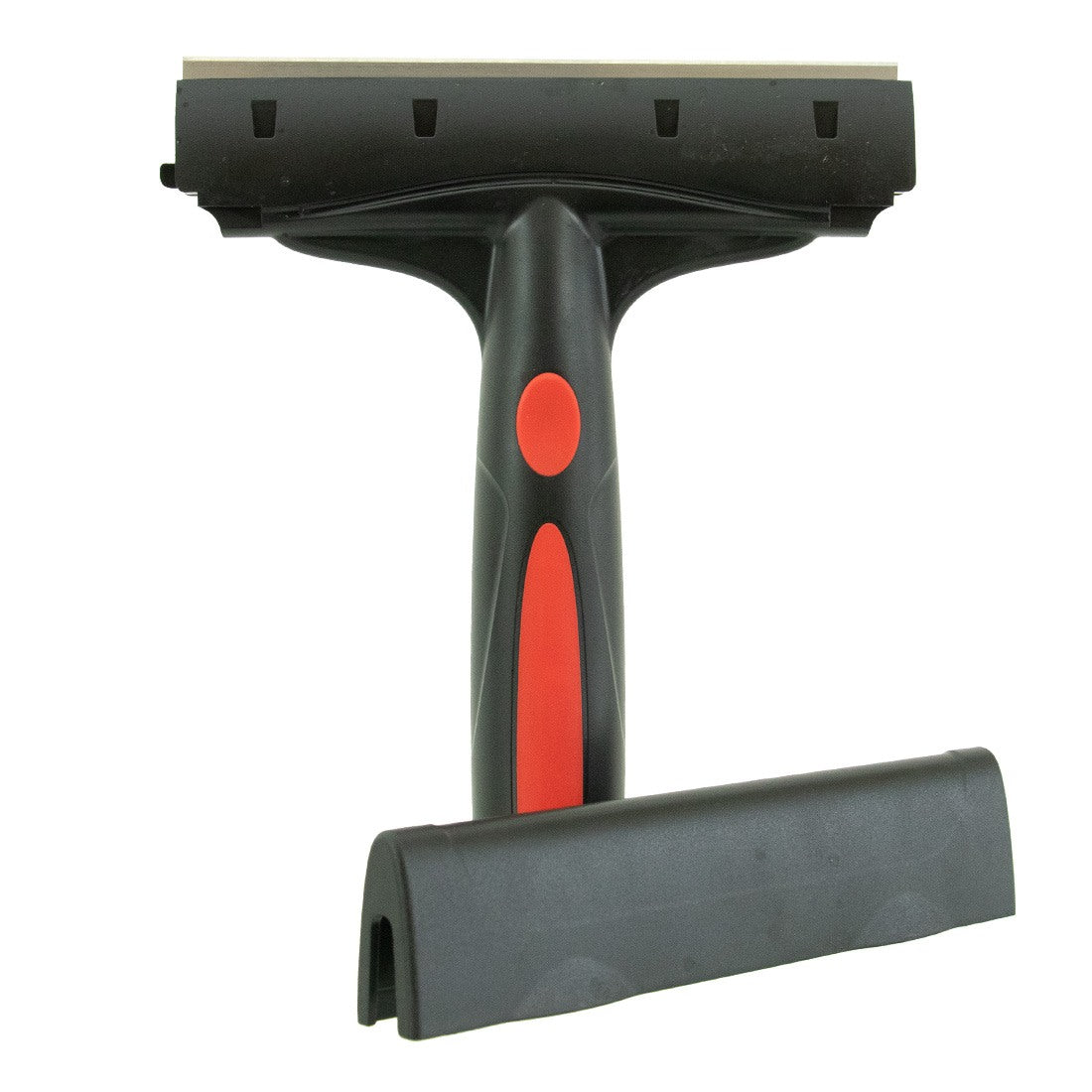 World Enterprises 6-Inch Stainless Steel Scraper Tool - Red - Perfect for Kitchen Cleaning, Grout Removal & DIY Projects