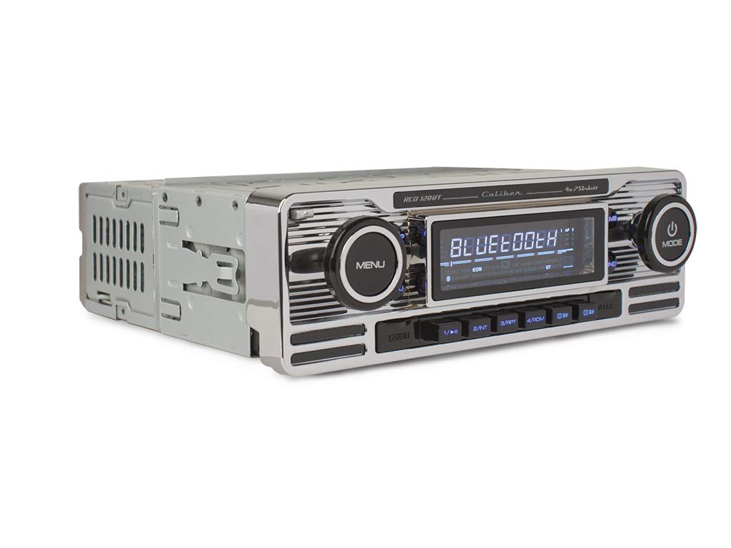 Caliber RCD120BT 1 Din Car Stereo with Bluetooth, CD Player, USB/SD/AUX Input & FM Radio - Perfect for Upgrading Your Vehicle Audio System