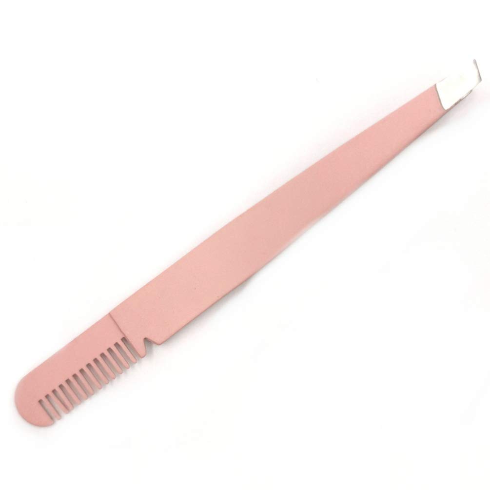 3-in-1 Eyebrow Tweezers Set with Comb - Perfect for Eyebrow Shaping & Makeup