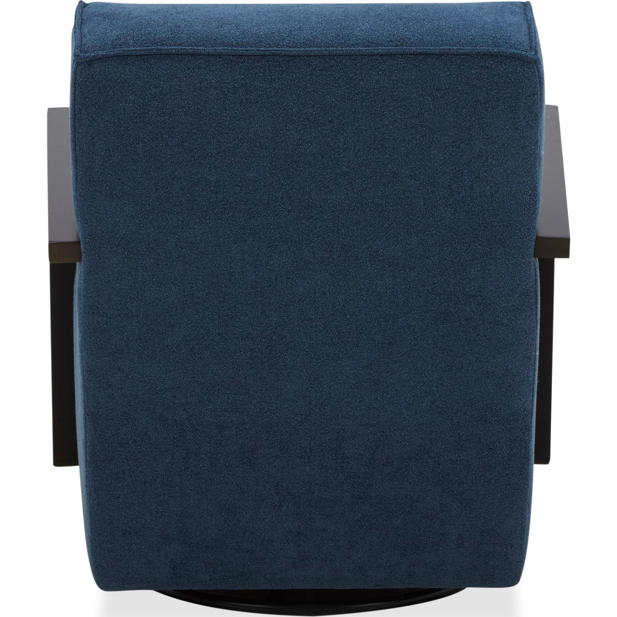 Blanca Swivel Chair - Modern Velvet Upholstered Accent Chair with 360° Rotation, Elite Indigo Blue - Perfect for Living Room, Bedroom, or Office Decor