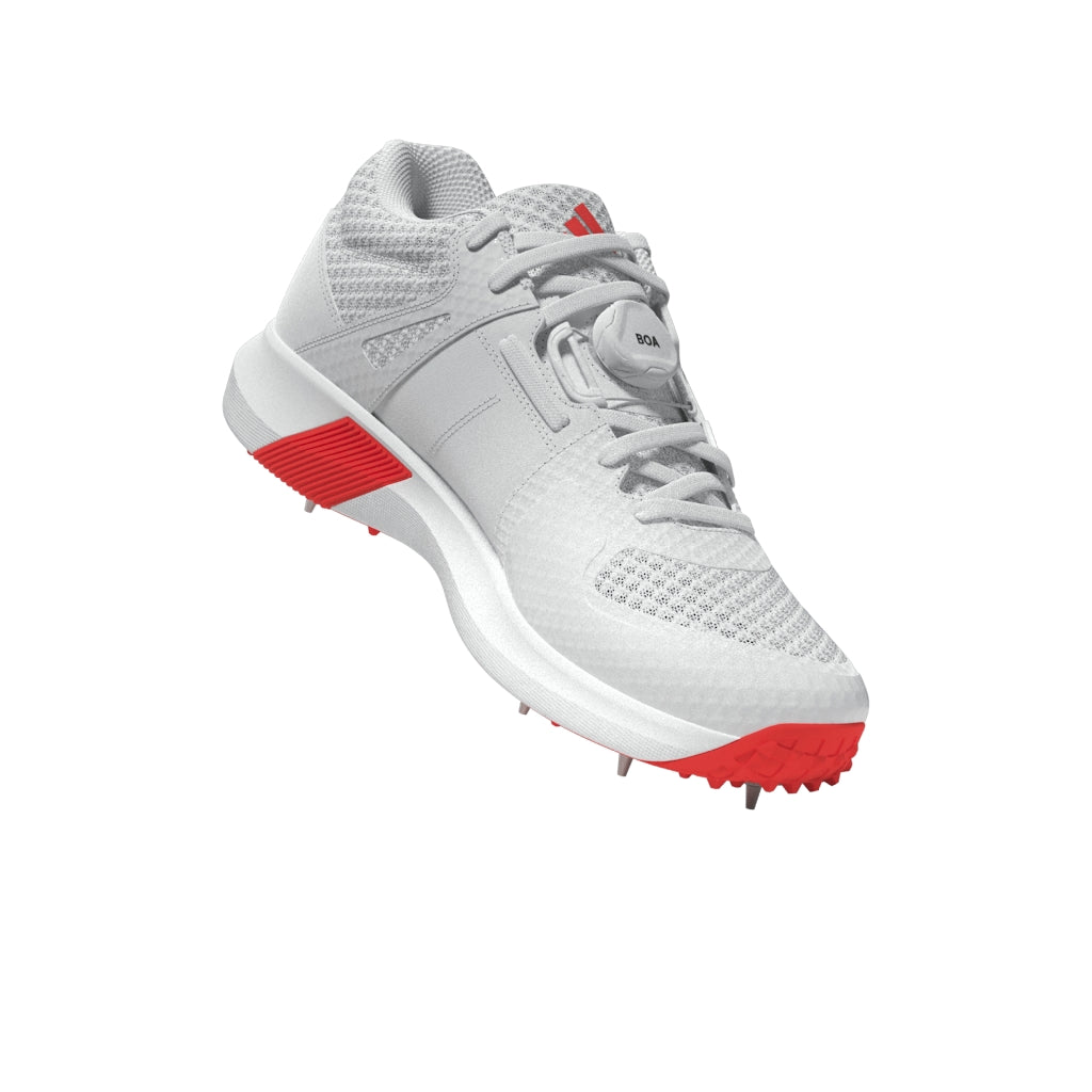 Adidas Adipower Vector MID Cricket Shoes for Men - Orange | Lightweight & Durable Cricket Footwear for Professional Matches & Training