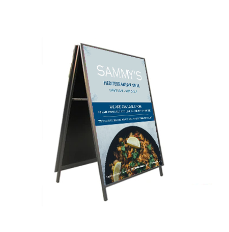 42x42 A-Frame Sign Holder with Security Screws | 1 1/4
