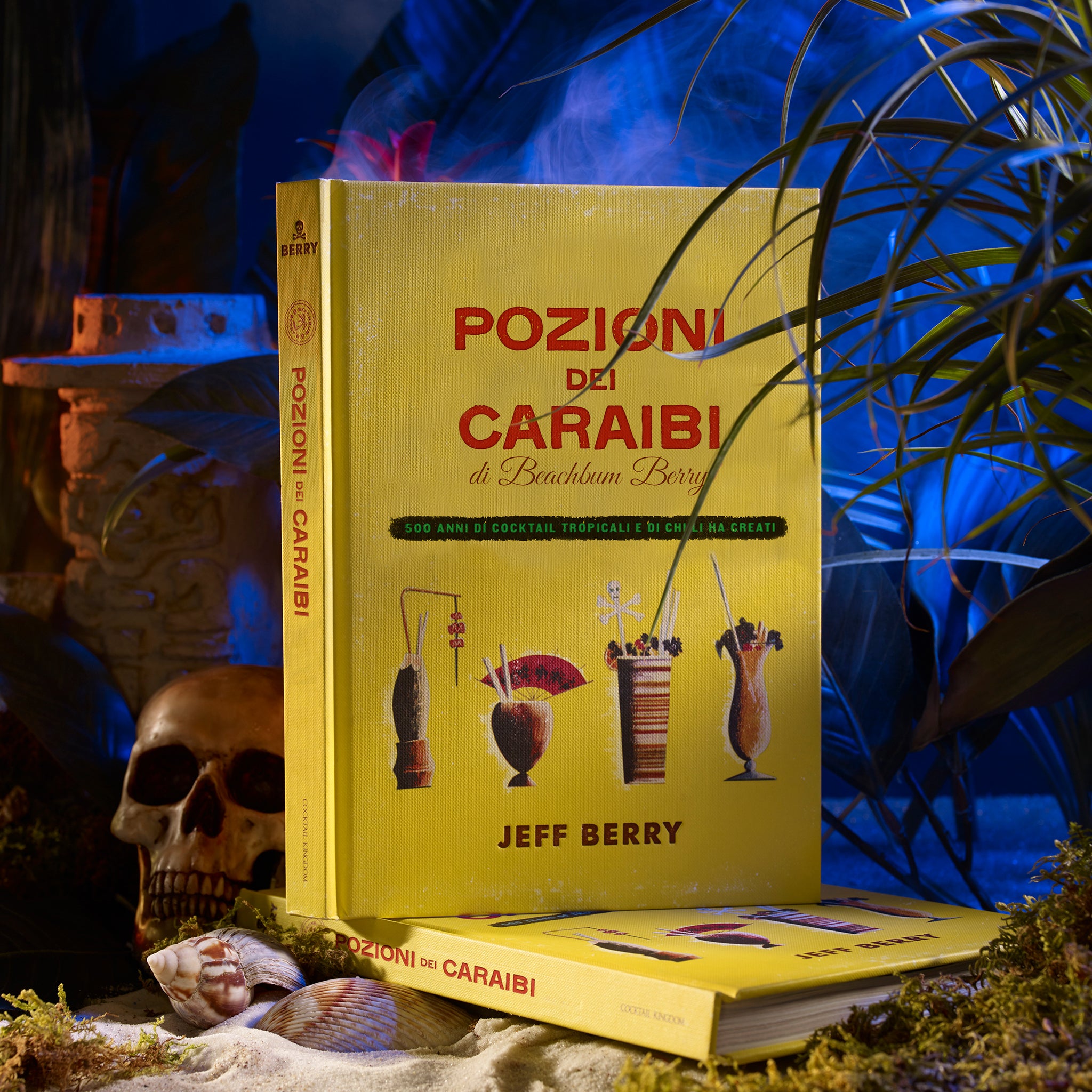 Beachbum Berry's Potions of the Caribbean Italian Edition by Jeff Berry | Authentic Tropical Cocktail Recipes | Perfect for Home Bartending & Caribbean-Themed Parties