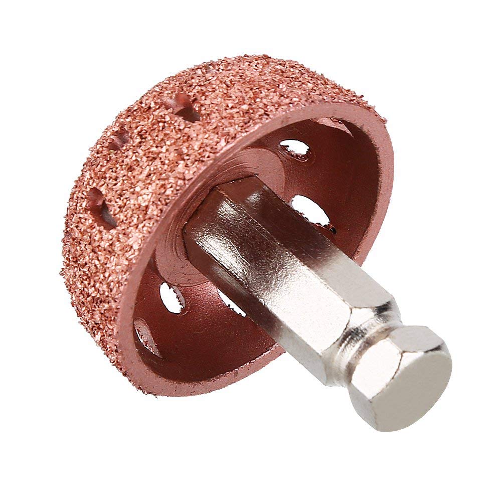 38mm Tungsten Alloy Tire Buffing Wheel with Linking Rod - Professional Tire Repair Grinding Kit for Car, Truck & Motorcycle Tires | DIY Tire Maintenance & Puncture Repair Tool