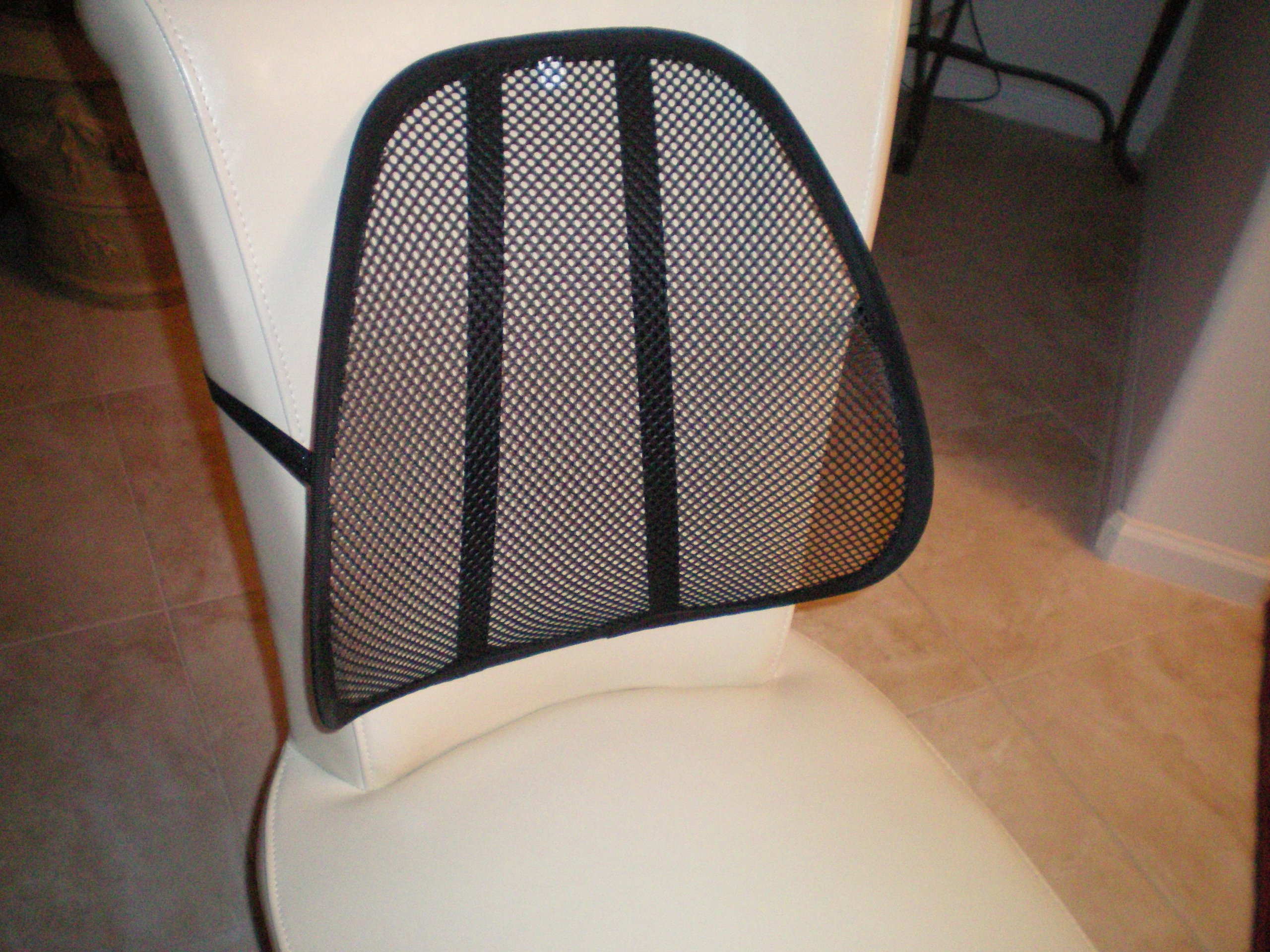Ergonomic Mesh Back Lumbar Support Cushion - Breathable Office Chair Backrest for Lower Back Pain Relief - Perfect for Home, Office & Car Use