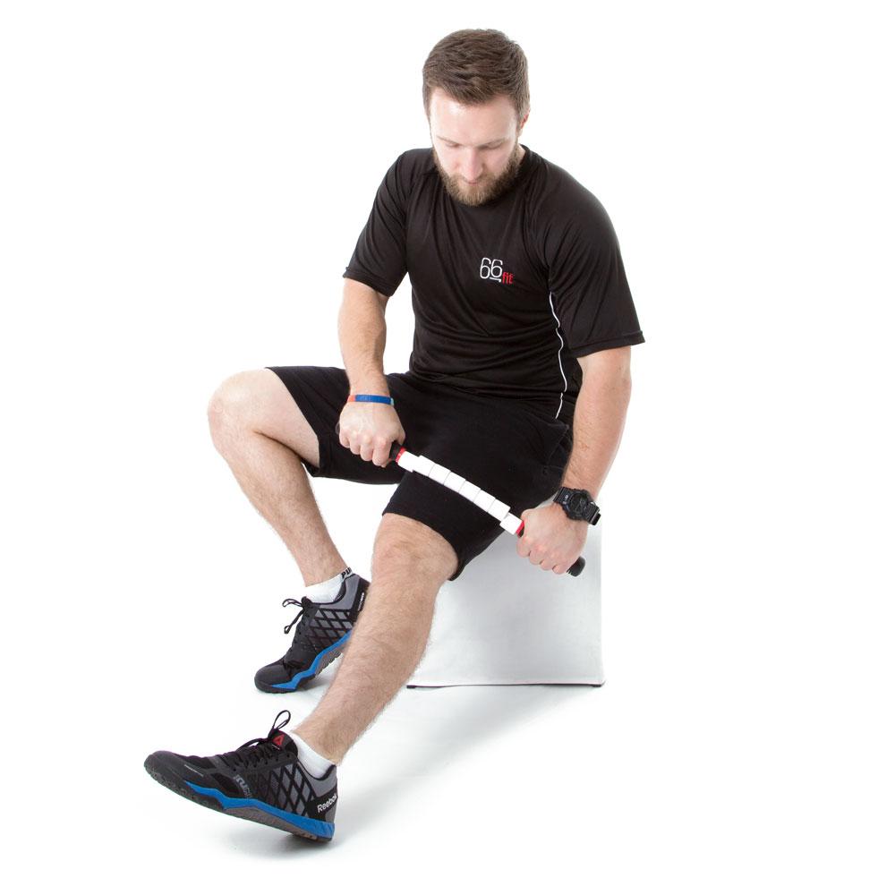 66Fit Trigger Point Massage Stick - Portable Muscle Roller for Deep Tissue Relief, Myofascial Release & Recovery - Perfect for Athletes, Runners & Post-Workout Pain Relief