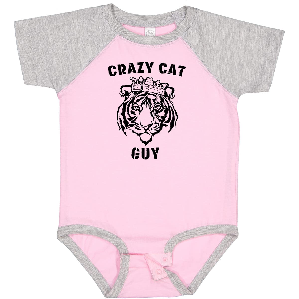Crazy Cat Guy Tiger Bodysuit - Fun Baby Outfit for Playtime
