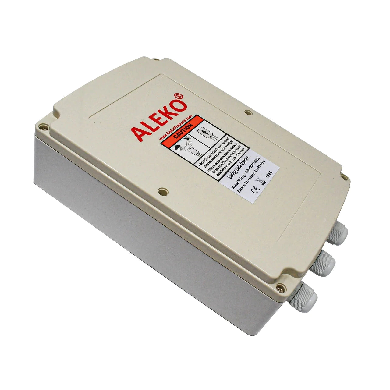 Aleko AS1200 AC/DC Dual Swing Gate Opener Kit - Automatic Driveway Gate Motor for Home Security & Access Control | Perfect for Residential Properties, Farms & Commercial Entrances