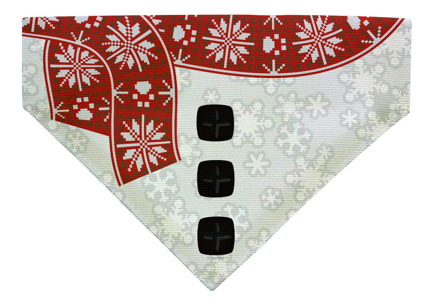 Winter Dog Accessory Set - 4-Pack Christmas Dog Bibs & Scarf for Medium Dogs | Cozy Holiday Outfits for Pets