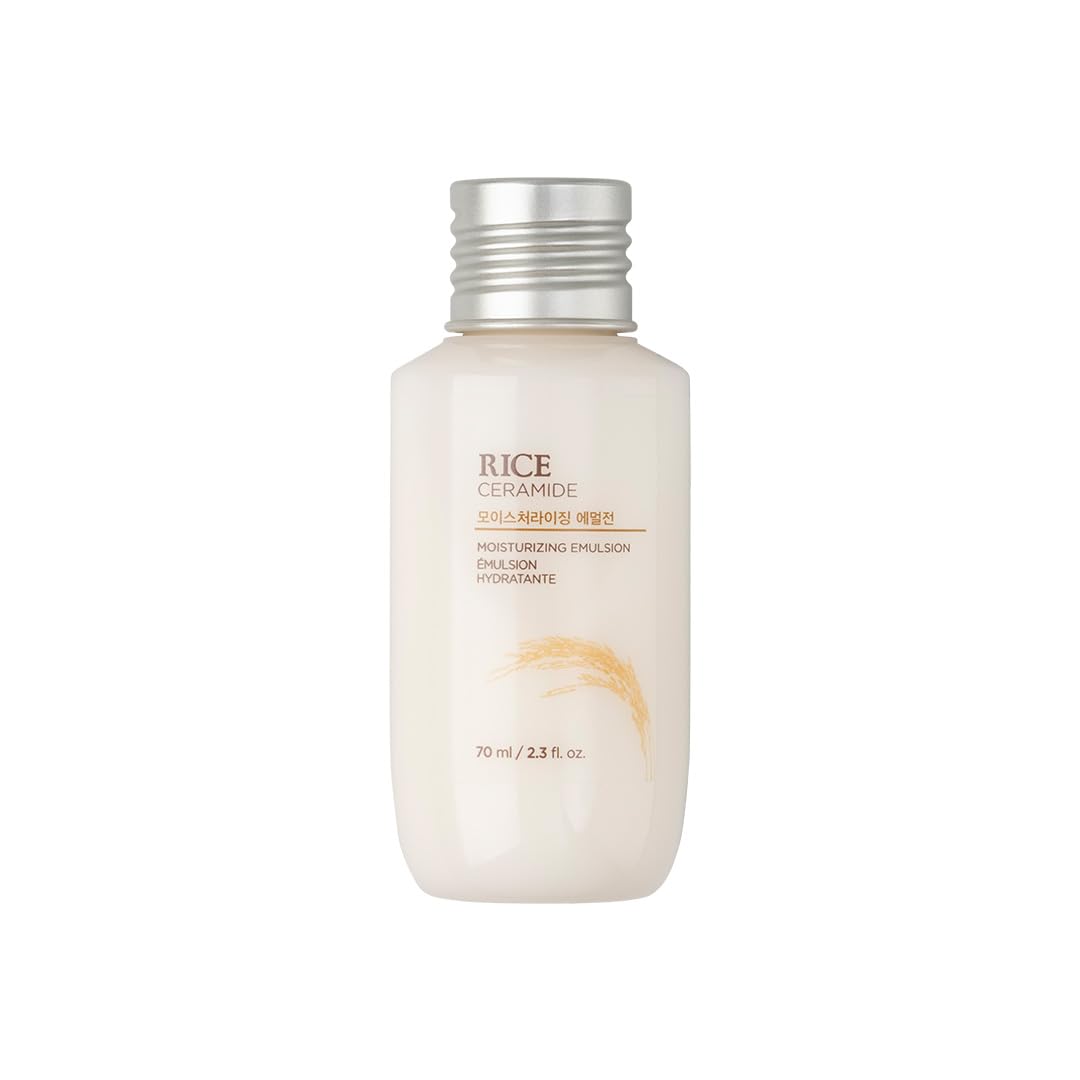 The Face Shop Rice Ceramide Moisturizer - 12H Hydration & Barrier Repair for All Skin Types | Korean Skincare for Daily Glow
