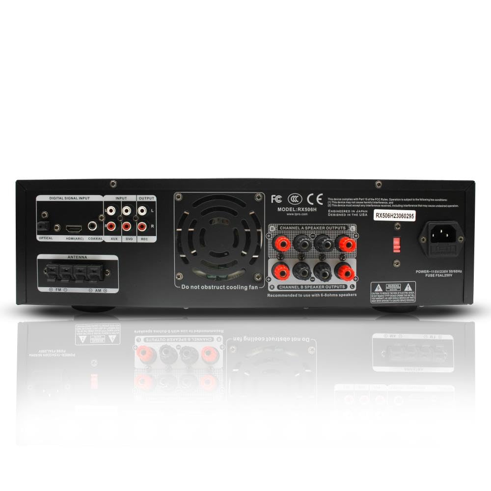 Technical Pro 2000W Bluetooth Home Theater System Kit with 4x 5.25
