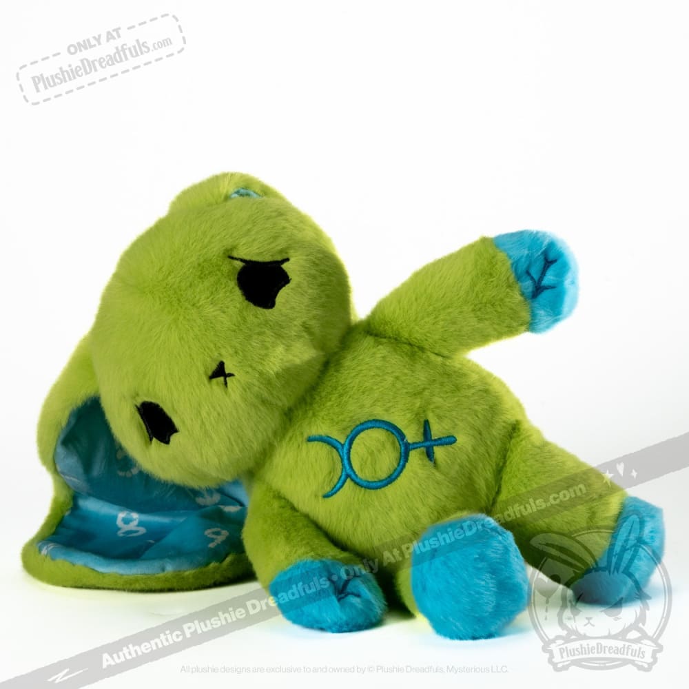 Plushie Dreadfuls Dyscalculia Rabbit - Soft Stuffed Animal Toy for Kids & Adults, Comfort Plush for Anxiety Relief, Math Learning Aid, Unique Gift for Neurodiversity Awareness