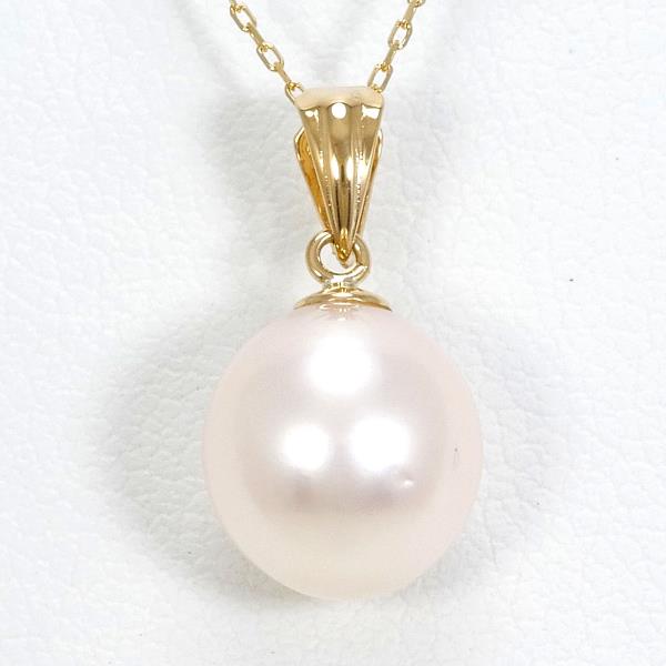18K Yellow Gold Pearl Necklace for Women - Elegant Luxury Jewelry Gift for Birthday, Anniversary & Special Occasions