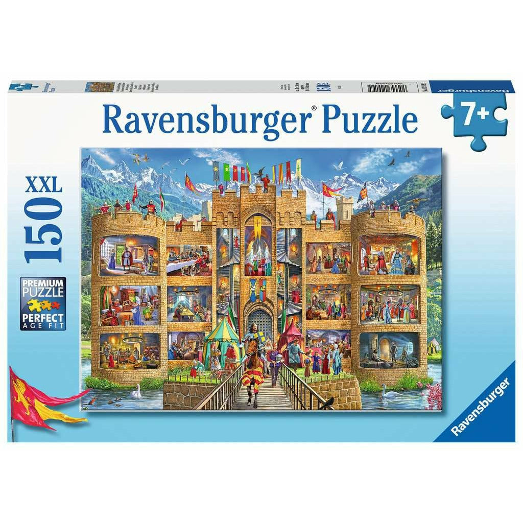 Cutaway Castle Pz150 - Medieval Toy Castle Playset for Kids, Educational Building Blocks for Creative Play | Perfect for Birthday Gifts, Classroom Activities & Imaginative Playtime
