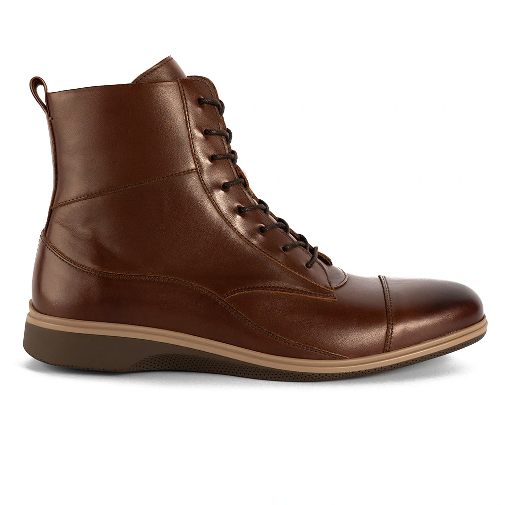 Premium Chestnut Leather Boots for Men & Women - Comfortable, Durable & Stylish for Hiking, Work & Everyday Wear
