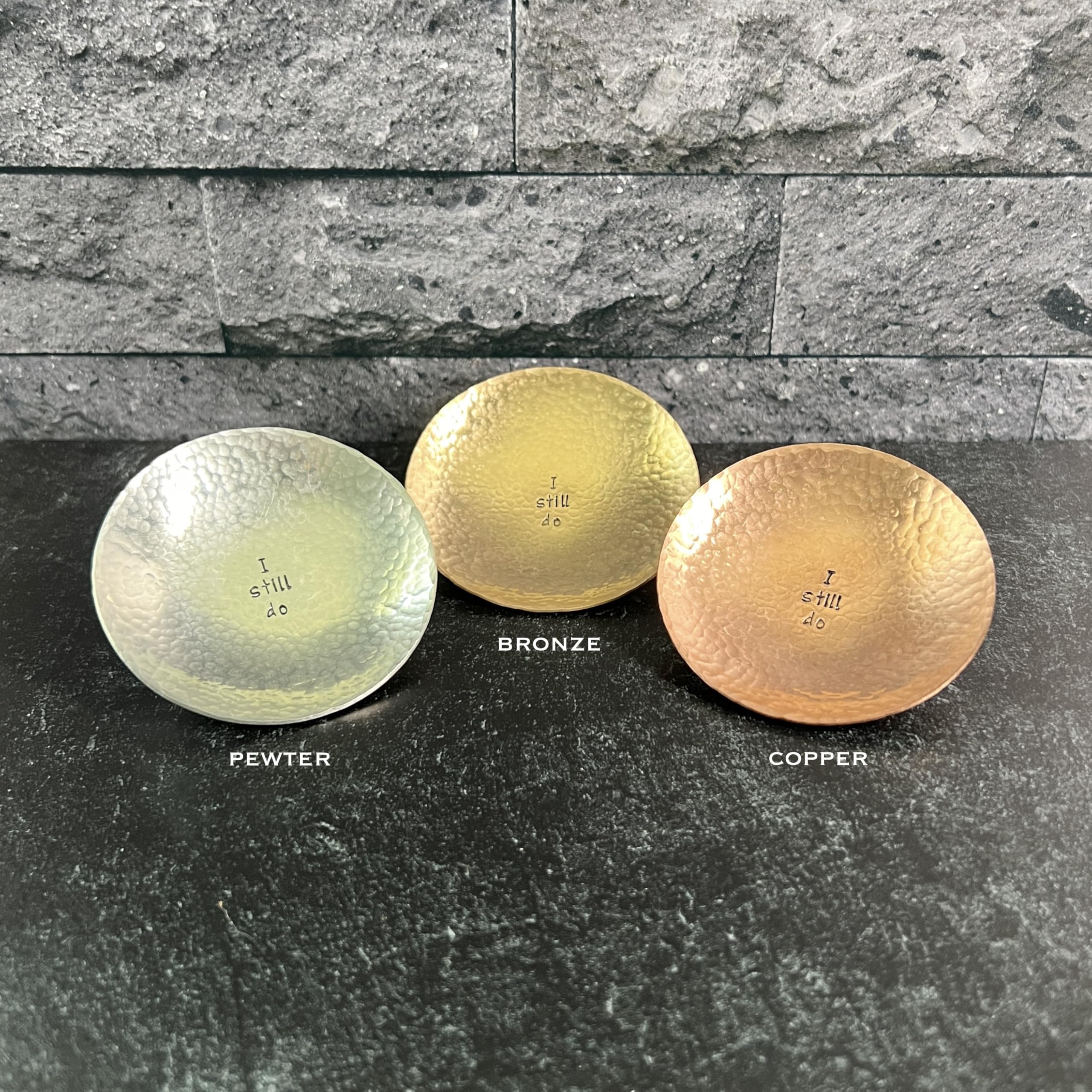 Handmade Hammered Copper Ring Dish - Anniversary & Birthday Gift for Wife, Bride, Husband, Girlfriend - Elegant Jewelry Holder for Wedding, Engagement & Special Occasions (Copper)