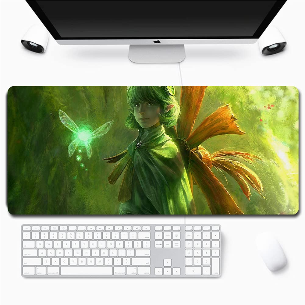 Legend of Zelda Anime Mouse Pad - XXL Gaming Mouse Mat (90cm x 40cm) for Computer Desk with Keyboard Space | Perfect for Gamers, Office Work & Home Use