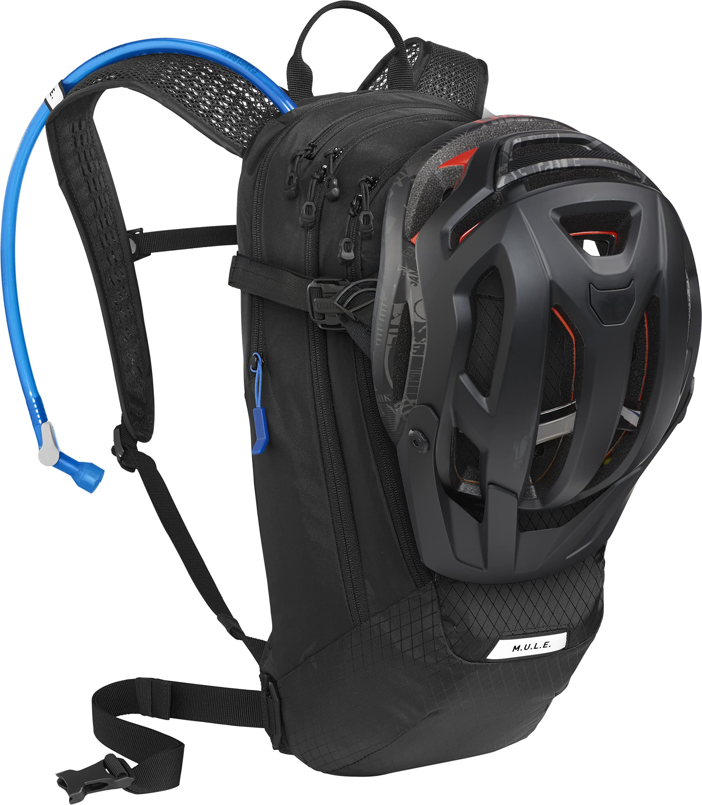 CamelBak M.U.L.E. 12 Hydration Backpack for Mountain Biking - 100oz Water Reservoir with Magnetic Tube Trap & Easy Refill - Perfect for Hiking, Cycling & Outdoor Adventures