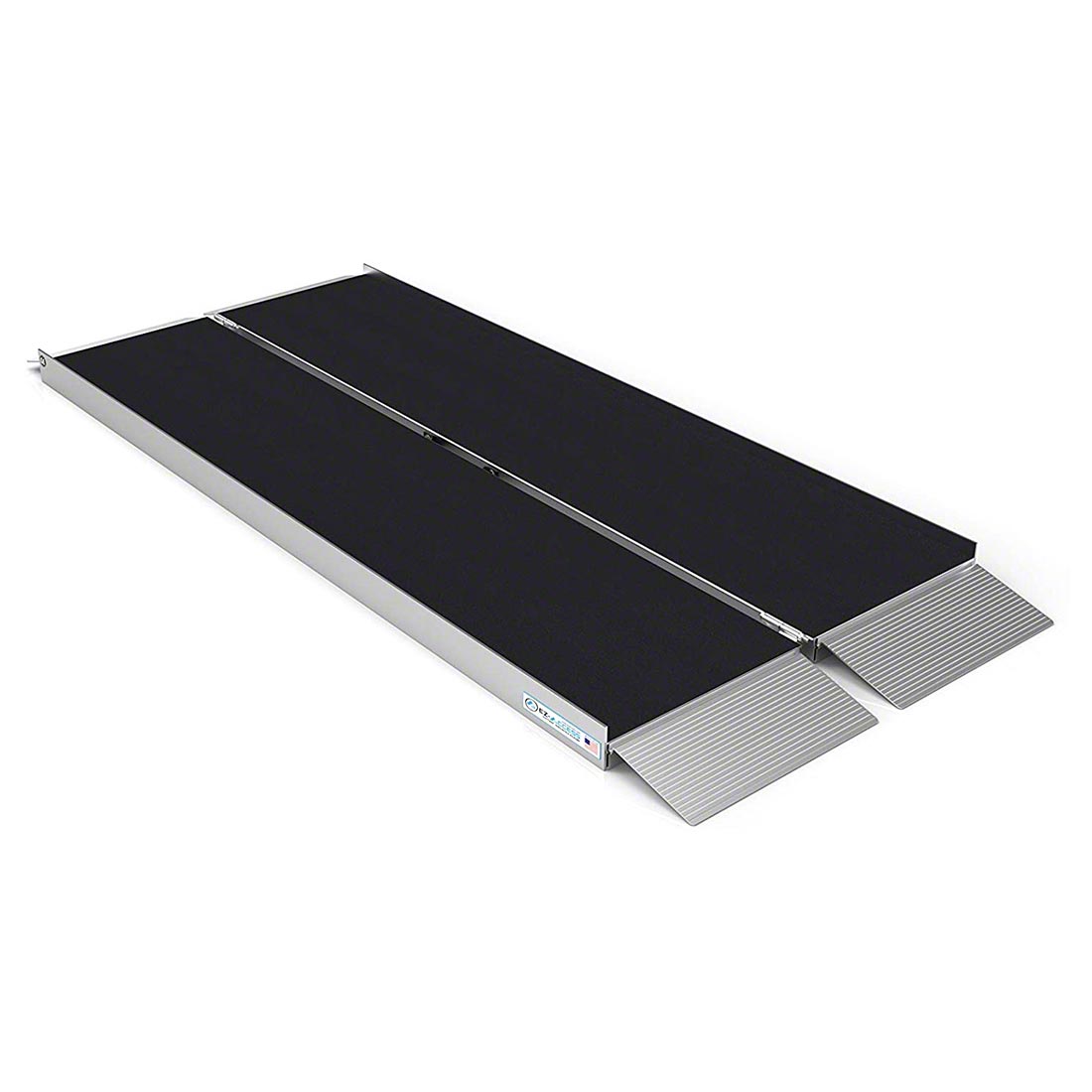 EZ Access Suitcase® Singlefold AS Portable Wheelchair Ramp - Lightweight Aluminum Folding Ramp for Home, Vehicles & Mobility Access - Black (Ideal for Wheelchairs, Scooters & Walkers)